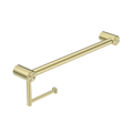 Nero Mecca Care 25mm Toilet Roll Rail 450mm Brushed Gold