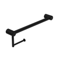 Nero Mecca Care 25mm Toilet Roll Rail 450mm Matte Black
