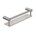 Nero Mecca Care 25mm Grab Rail With Shelf 450mm Brushed Nickel