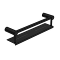 Nero Mecca Care 25mm Grab Rail With Shelf 450mm Matte Black