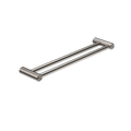 Nero Mecca Care 25mm Double Towel Grab Rail 600mm Brushed Nickel
