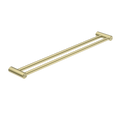 Nero Mecca Care 25mm Double Towel Grab Rail 900mm Brushed Gold