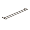 Nero Mecca Care 25mm Double Towel Grab Rail 900mm Brushed Nickel