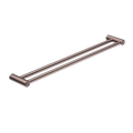 Nero Mecca Care 25mm Double Towel Grab Rail 900mm Brushed Bronze