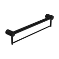 Nero Mecca Care 32mm Grab Rail With Towel Holder 600mm Matte Black