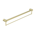 Nero Mecca Care 32mm Grab Rail With Towel Holder 900mm Brushed Gold