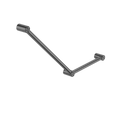 Nero Mecca Care 32mm Ambulant Toilet Grab Rail 45 Degree 750X450mm Gun Metal