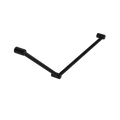 Nero Mecca Care 32mm DDA Grab Rail Set 45 Degree 750X900mm Matte Black