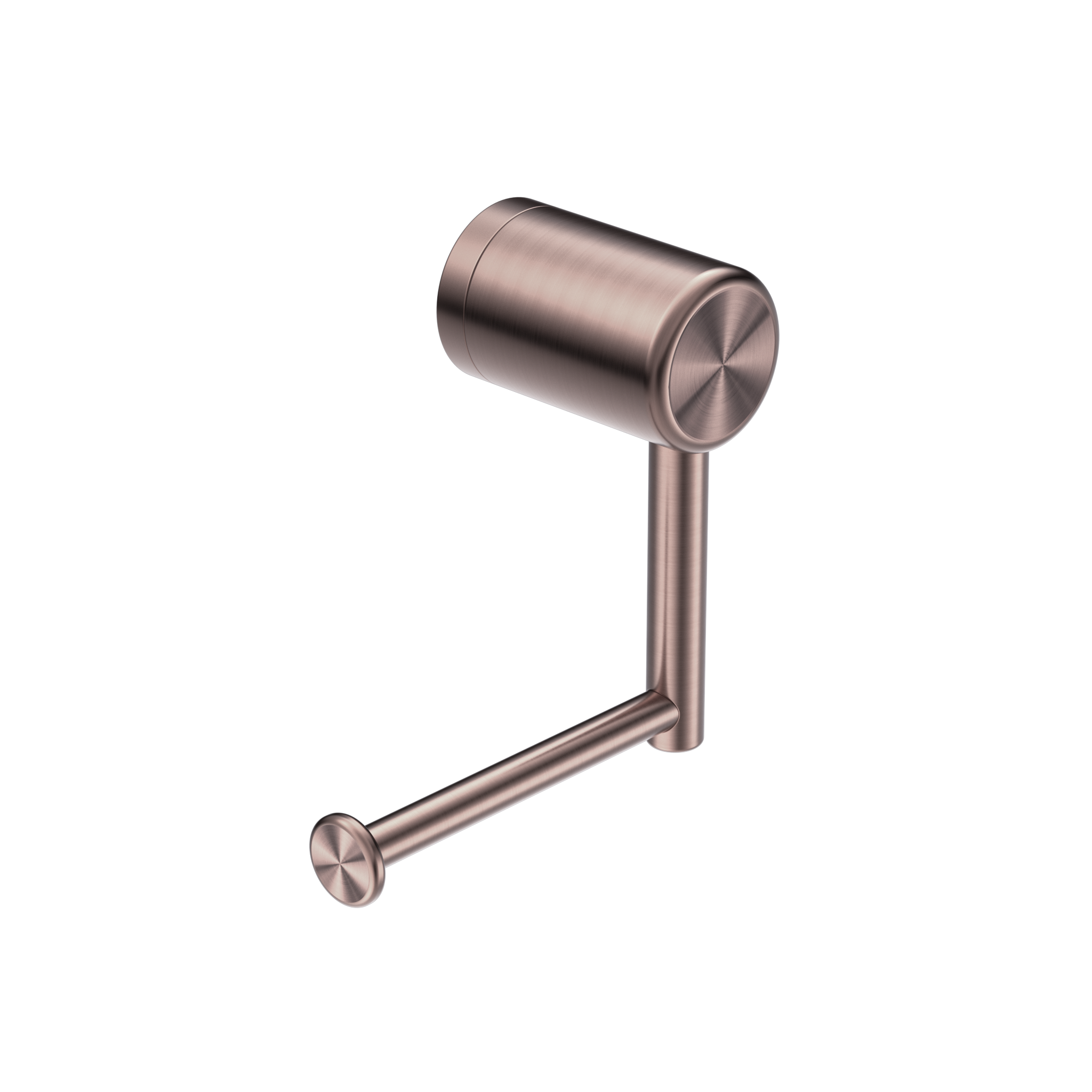 Nero Mecca Care Heavy Duty Toilet Roll Holder Brushed Bronze