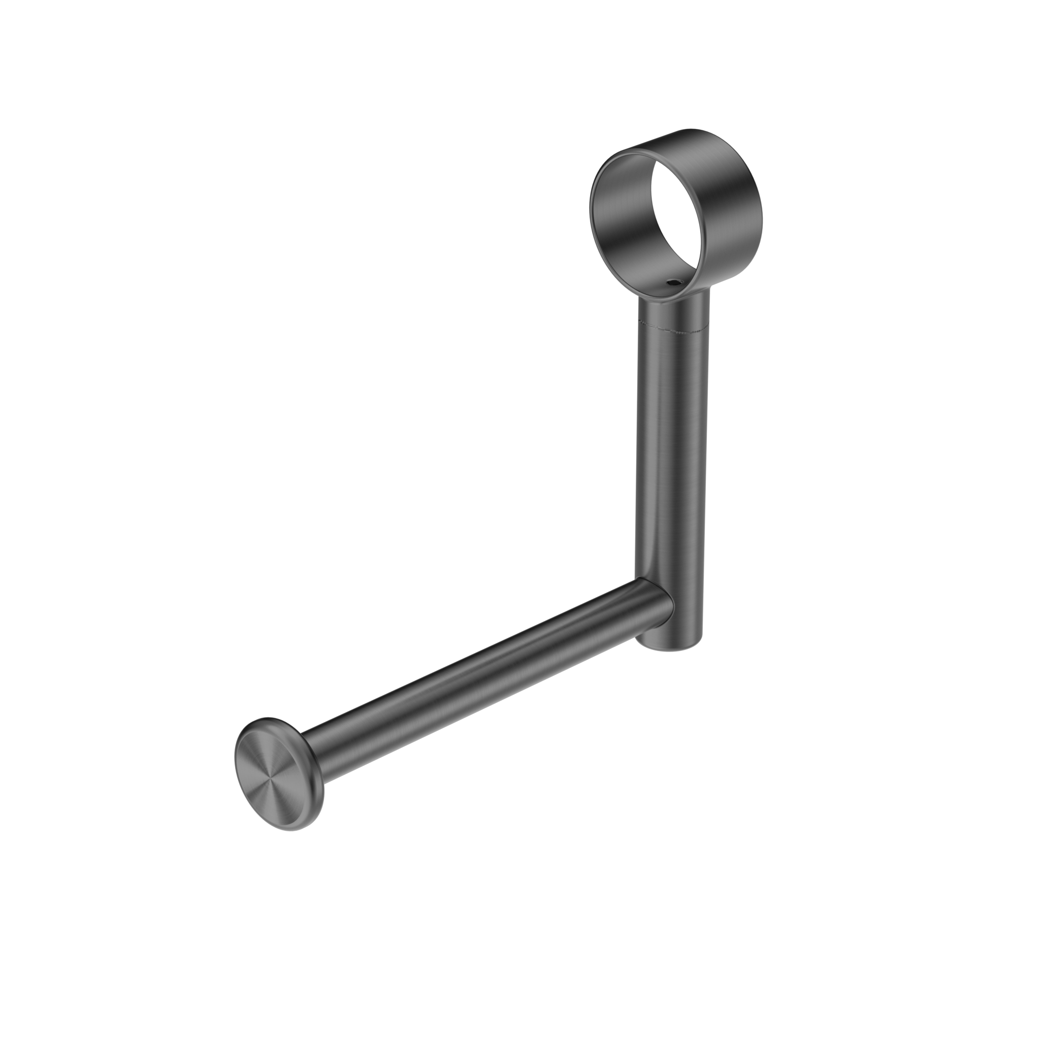 Nero Mecca Care Add On Toilet Roll Holder Gun Metal