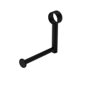 Nero Mecca Care Add On Toilet Roll Holder Matte Black