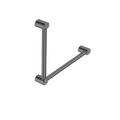 Nero Mecca Care 32mm Ambulant Toilet Grab Rail 90 Degree 450x450 Gunmetal