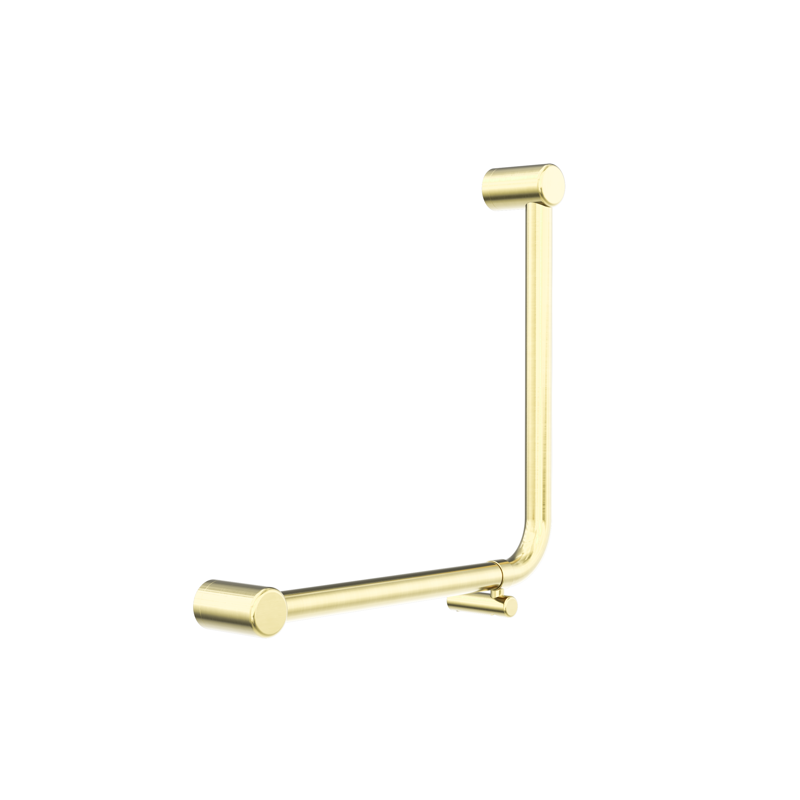 Nero Mecca Care 32mm Ambulant 90 Degree Bent Tube Grab Rail 450X450mm Brushed Gold