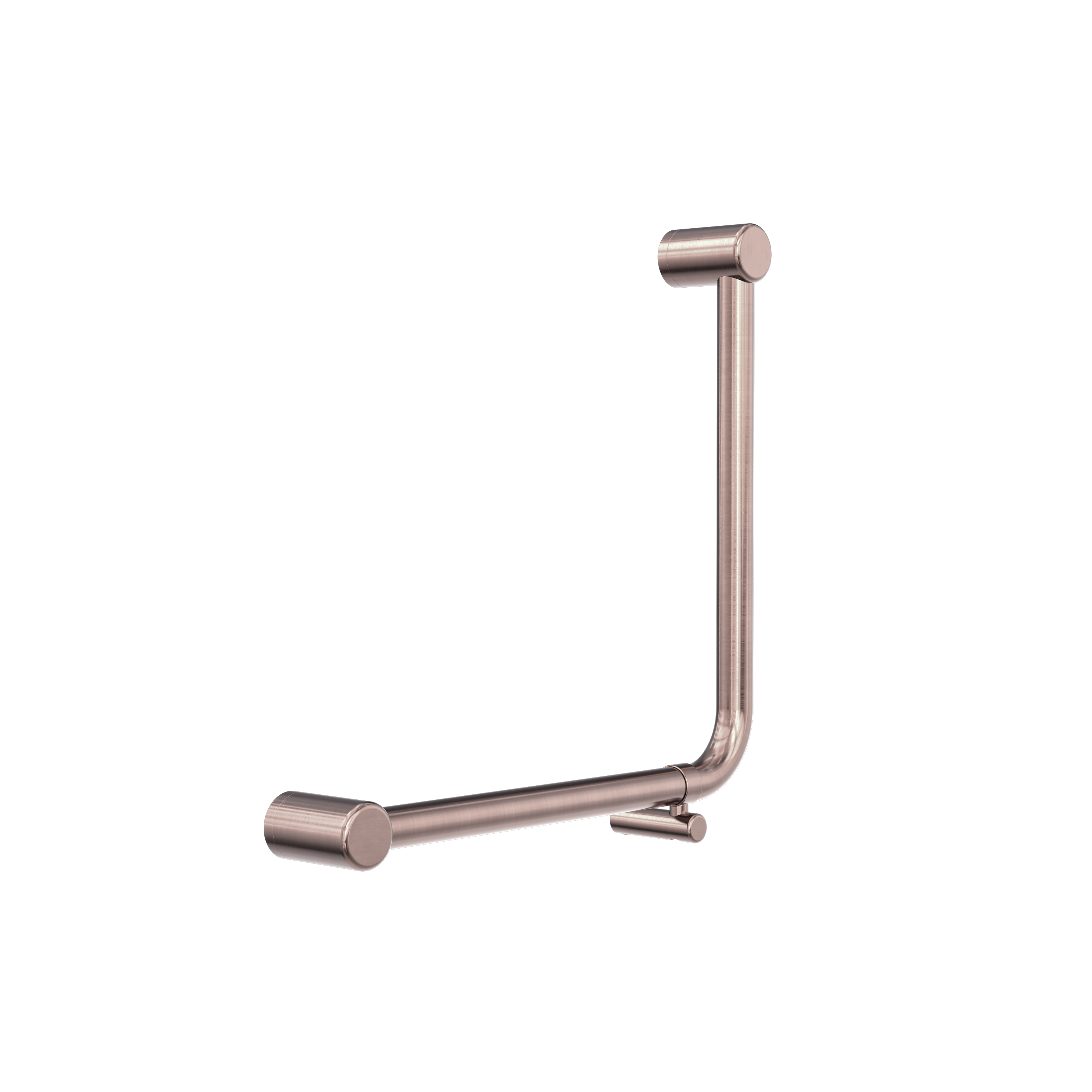 Nero Mecca Care 32mm Ambulant 90 Degree Bent Tube Grab Rail 450X450mm Brushed Bronze