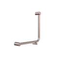 Nero Mecca Care 32mm Ambulant 90 Degree Bent Tube Grab Rail 450X450mm Brushed Bronze