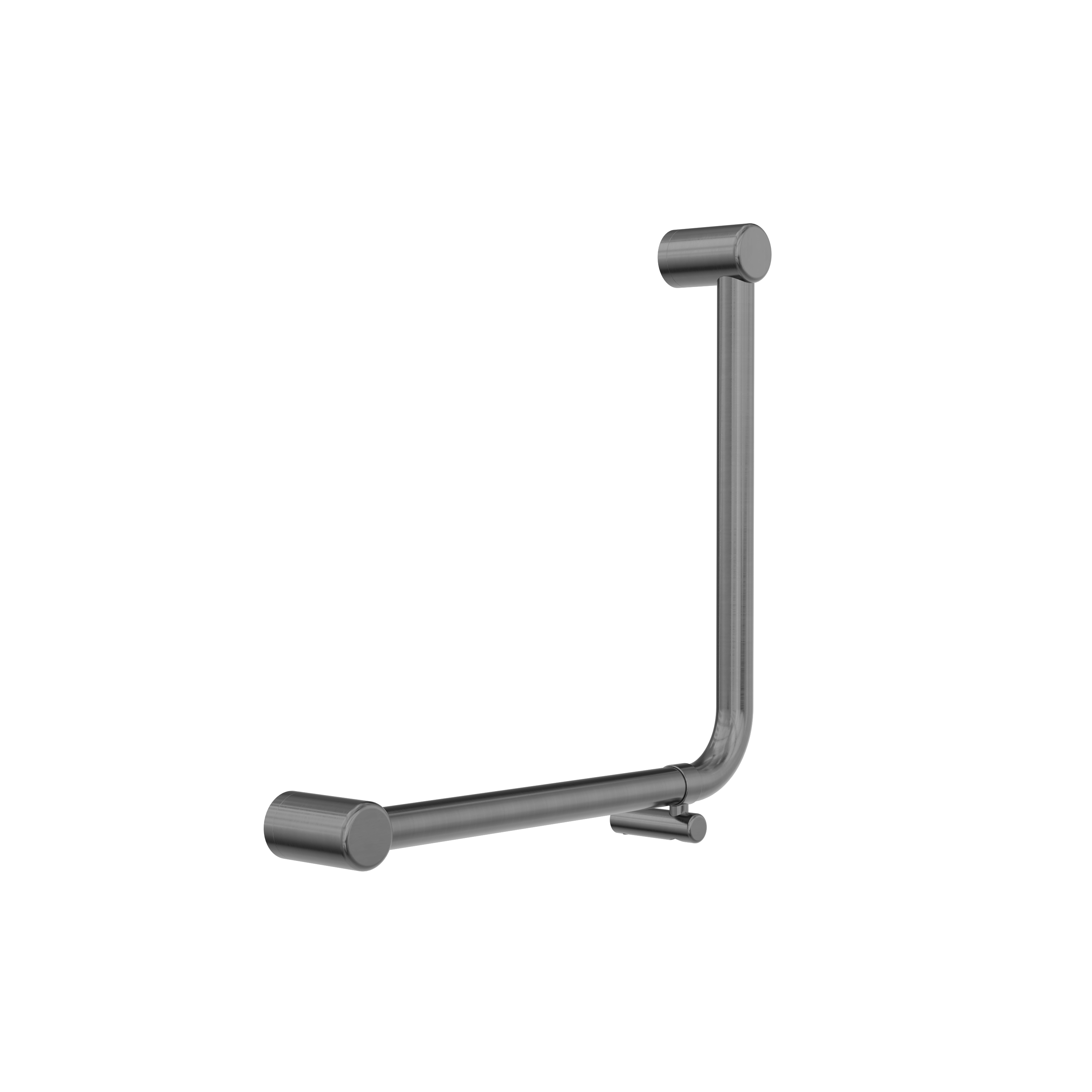 Nero Mecca Care 32mm Ambulant 90 Degree Bent Tube Grab Rail 450X450mm Gun Metal