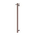 Nero NRV902hBZ Mecca 240V Single Vertical Heated Towel Rail Brushed Bronze image