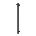 Nero NRV902hMB Mecca 240V Single Vertical Heated Towel Rail Matte Black image