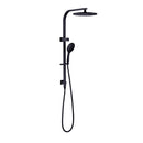 Nero Bianca Flat Rail Round 250mm Combination Shower - Matte Black / NR250805cMB **OVERSTOCK**