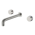 Nero Kara NR211707a217BN Brushed Nickel Wall Basin/Bath Set 217mm image
