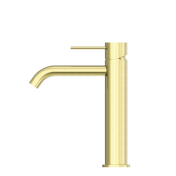 Nero Mecca Mid Height Basin Mixer - Brushed Gold / NR221901eBG