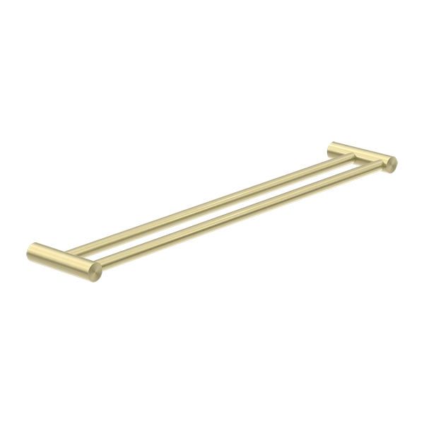 Nero New Mecca 600mm Double Towel Rail - Brushed Gold / NR2324dBG
