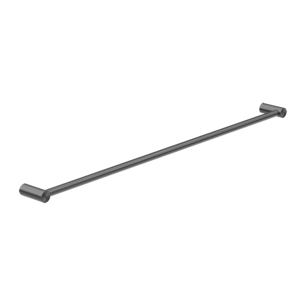 Nero New Mecca 800mm Single Towel Rail - Gunmetal / NR2330GM