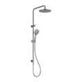 Nero Round Combination Overhead and Handshower on Column - Chrome / NR250805dCH