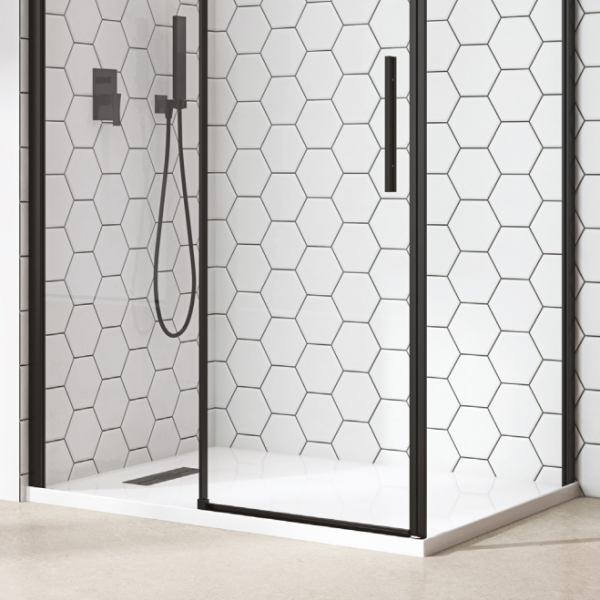 Oceano Stonelite Elite 900mm x 1500mm Rear Outlet Shower Base