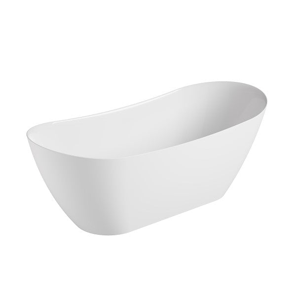 Oceano Luka Freestanding Bath 1500mm White Gloss