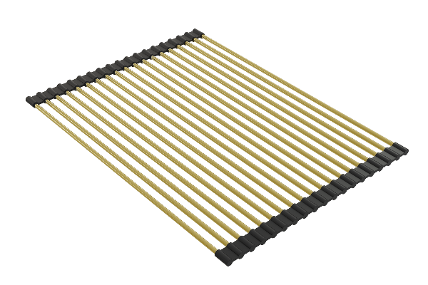 Turner Hastings v43x32 Sink Roller Mat Drainer – Brushed Brass