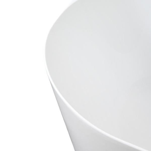 Retreat 1500mm Freestanding Oval Slim Rim Bath White