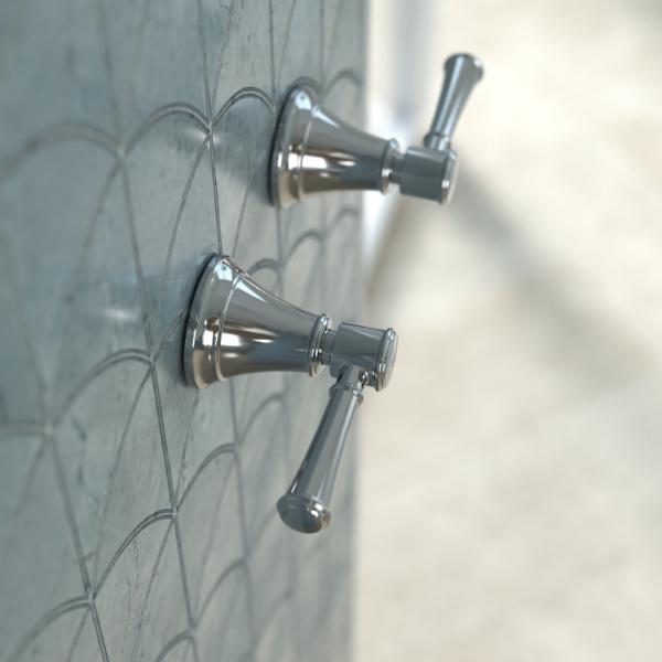 Caroma Riviere Wall Top Assemblies, Chrome