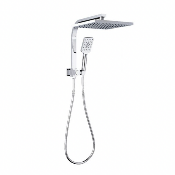 Sando Square Short Combination Shower - Chrome