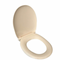Caroma Trident Toilet Seat, Plastic Hinge - White & Ivory