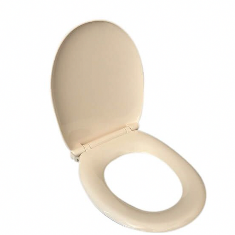 Caroma Trident Toilet Seat, Plastic Hinge White & Ivory Bathware Direct