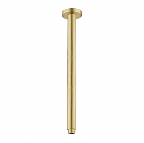 Nero Round 100mm Ceiling Shower Arm, Brushed Gold
