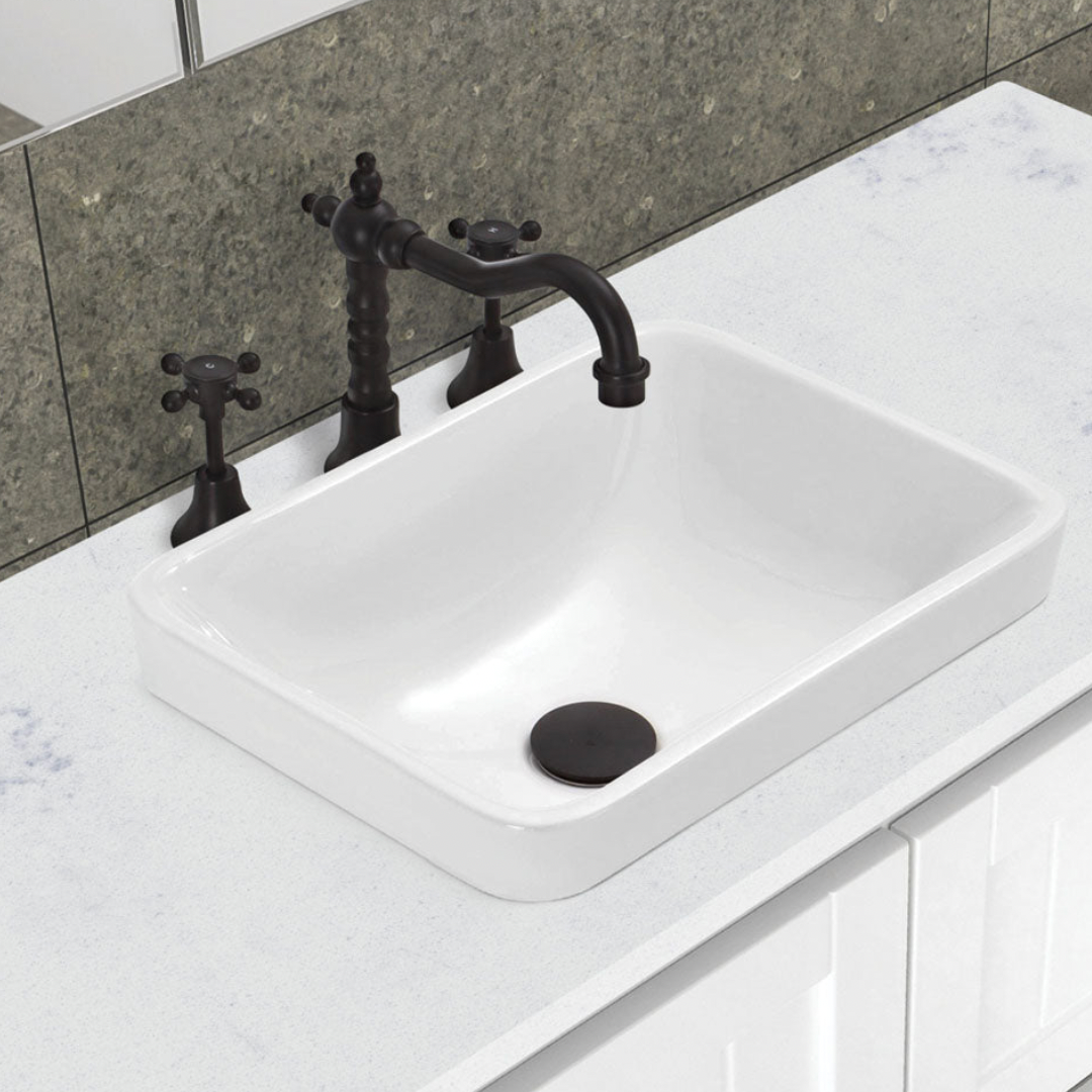 Fienza Lillian Shepherds Crook Basin Set - Matte Black