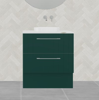 Timberline Henley 750mm Floorstanding Vanity with Ceramic Basin