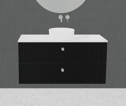 Timberline Henley 1200mm Wall Hung Vanity with Ceramic Basin