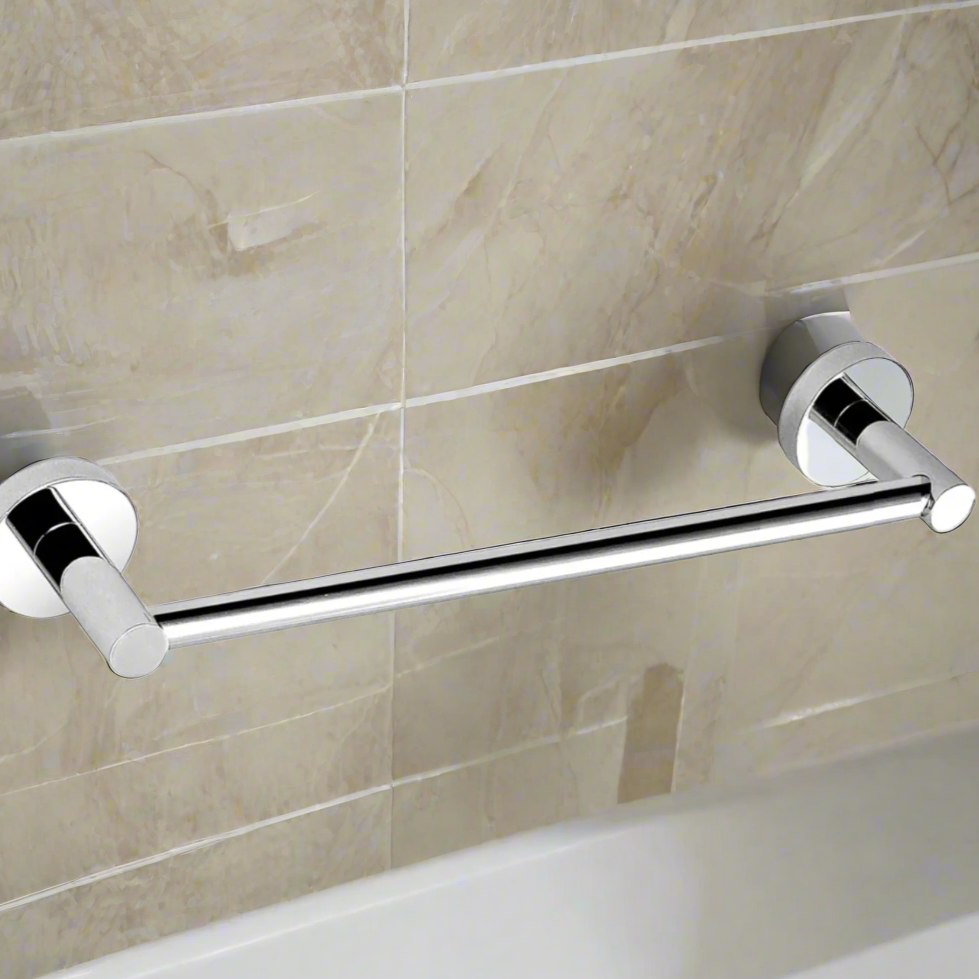 Mait Single Towel Rail - 350mm, Chrome