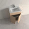 THEBE 600mm Vanity with Slim China Top Finger Pull Soft Oak