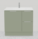 Manhattan 900mm Floor Standing Vanity with Moulded Top, Centre or Offset Bowl