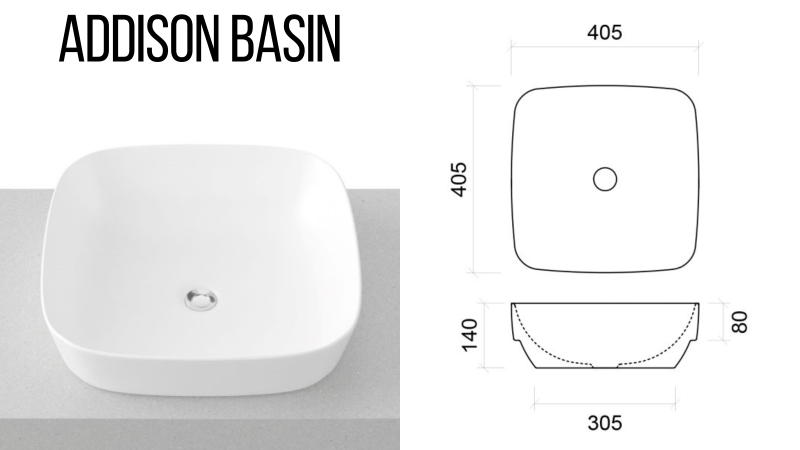 Ashton Vanity 1500mm Centre Above Counter Basin SilkSurface Top Floor standing