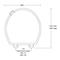 Turner Hastings Birmingham Soft Close Toilet Seat - White