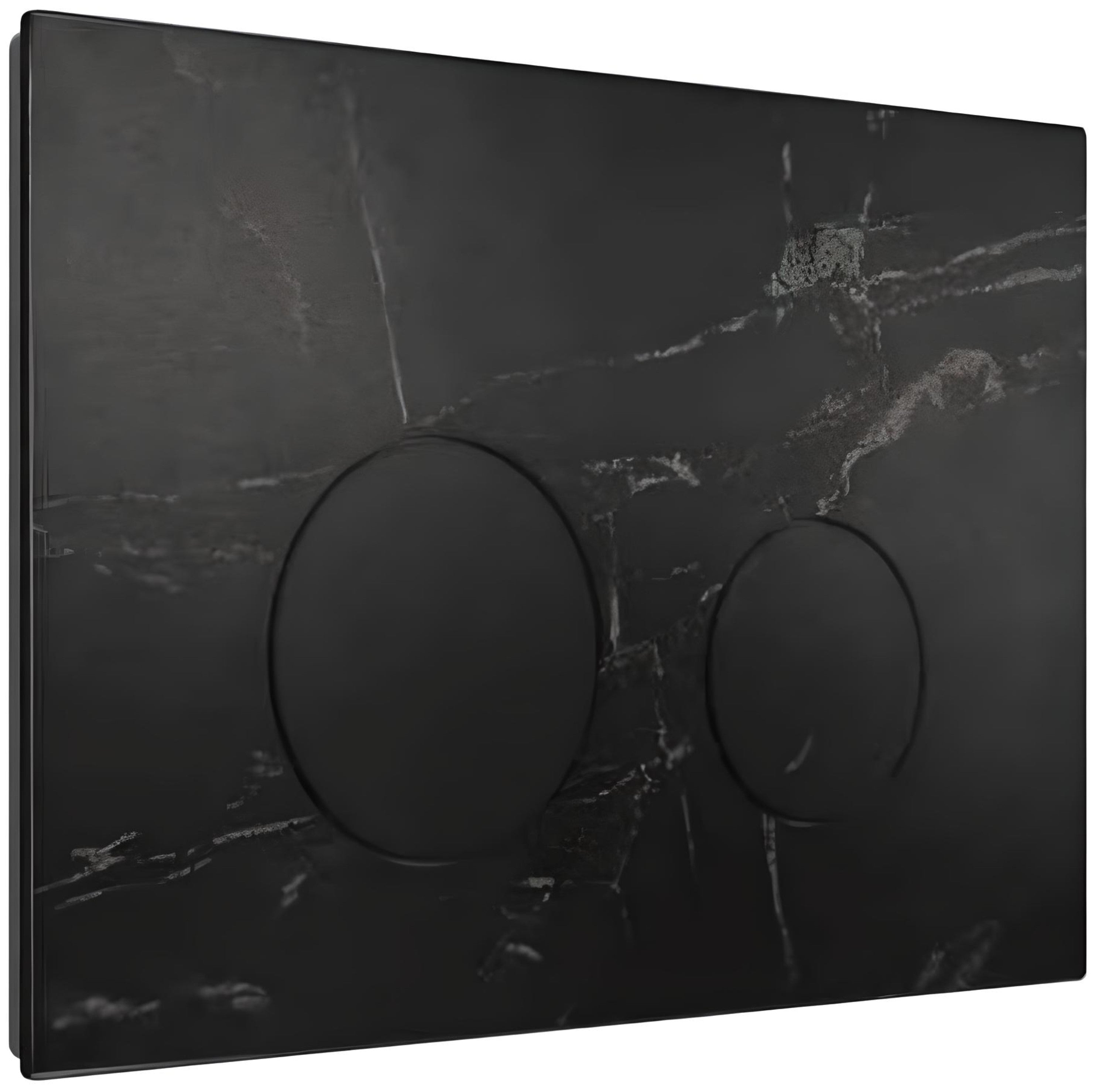 R&T In Wall Package - Haze Rimless Pan, Inwall Cistern and Tyler Porcelain Button