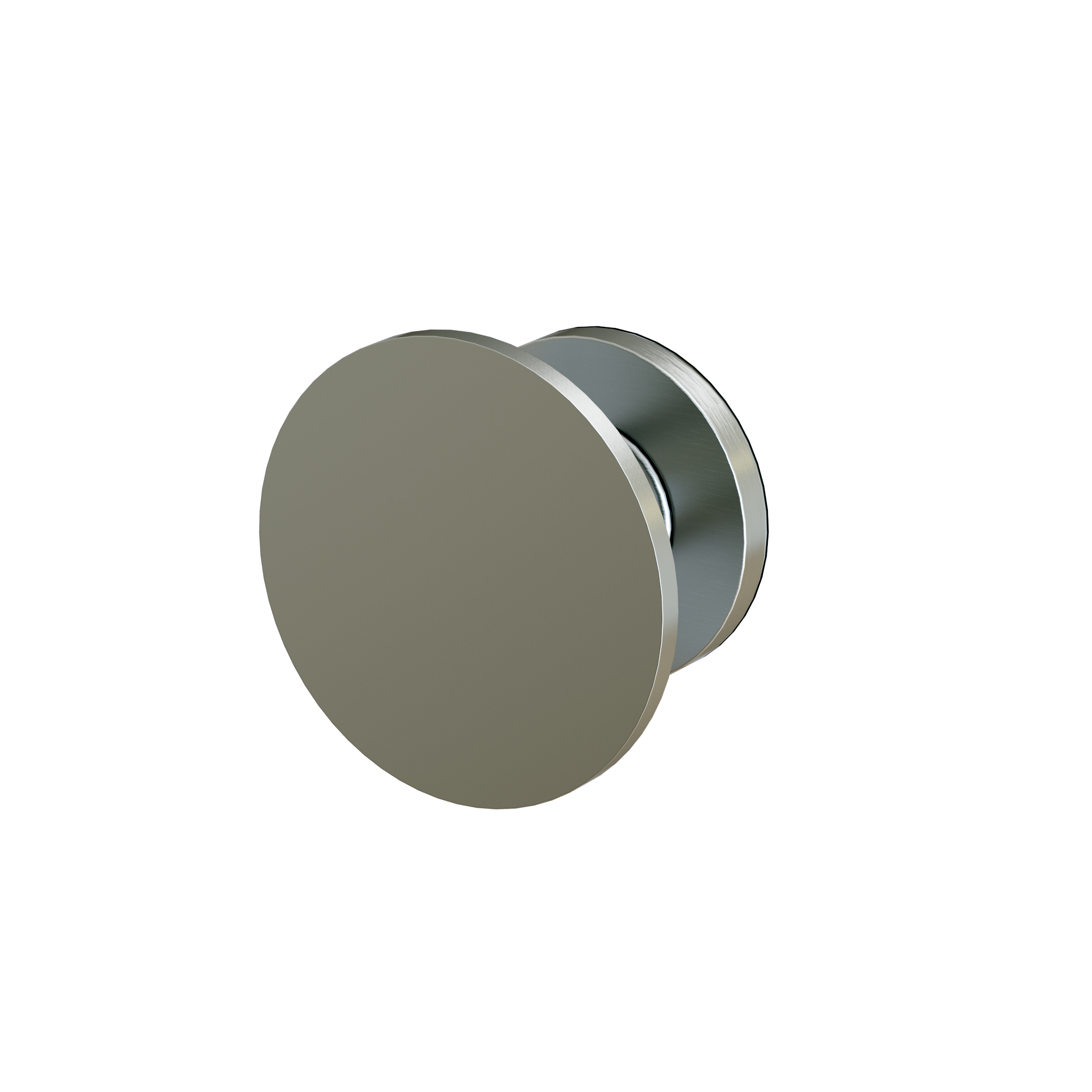 Master Rail 60mm Disk Hook - Brushed Nickel