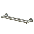 Master Rail 450mm Double Towel Rail - Brushed Nickel