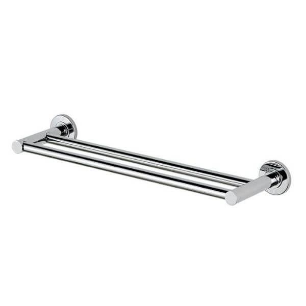 Master Rail 450mm Double Towel Rail - Chrome