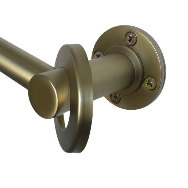 Master Rail 600mm Single Towel Rail - Brushed Gold